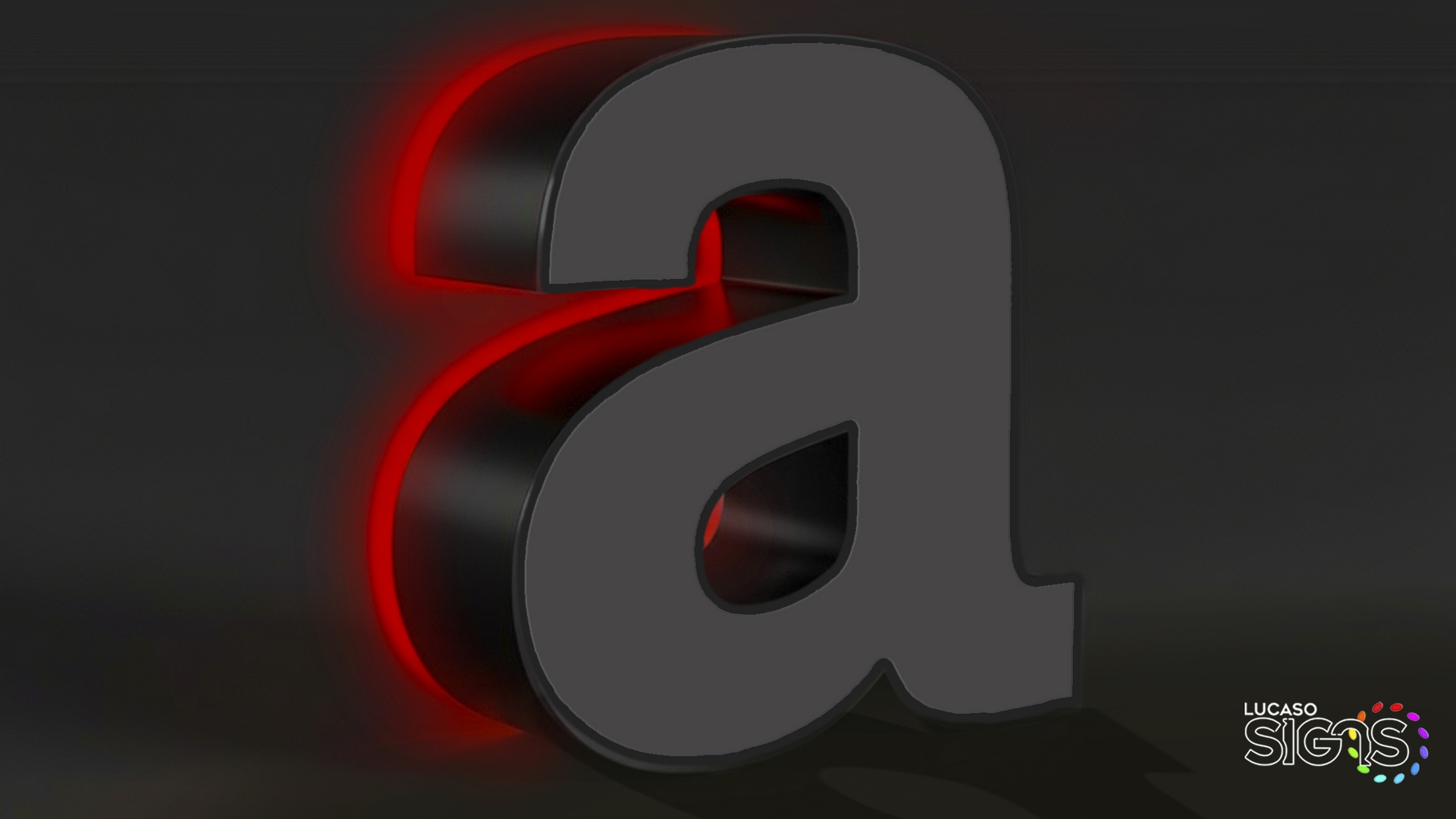 Custom Channel Letters with Reverse or Halo Light by Lucaso Signs llc