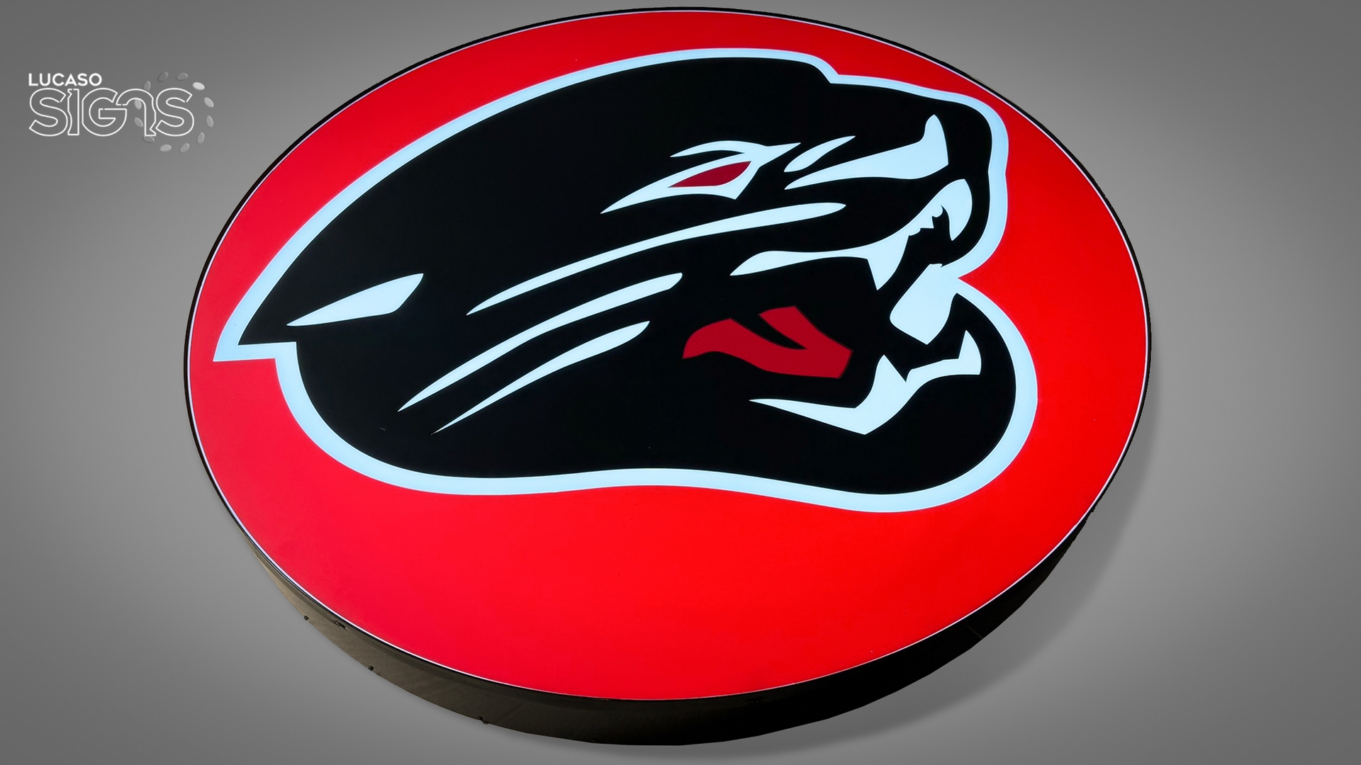 Jaguars school logo by lucaso signs