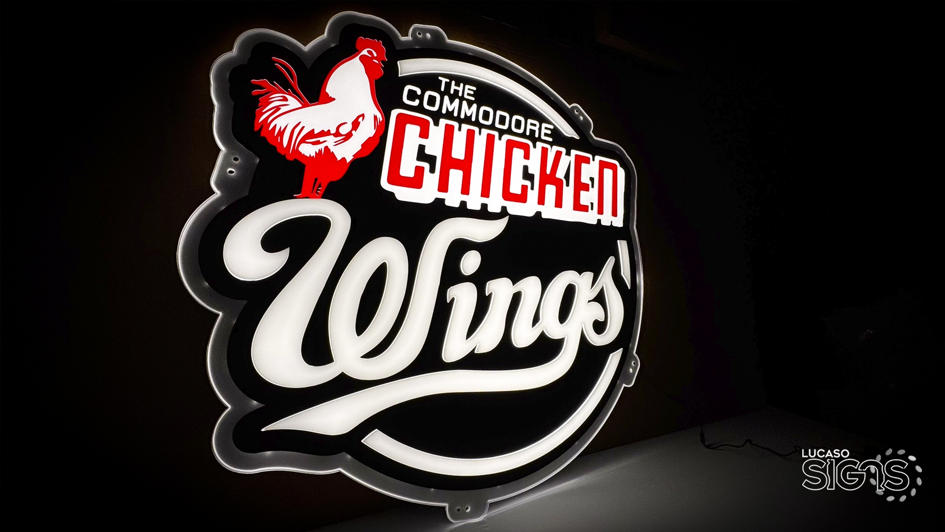 Restaurant Illuminated logo by lucaso signs