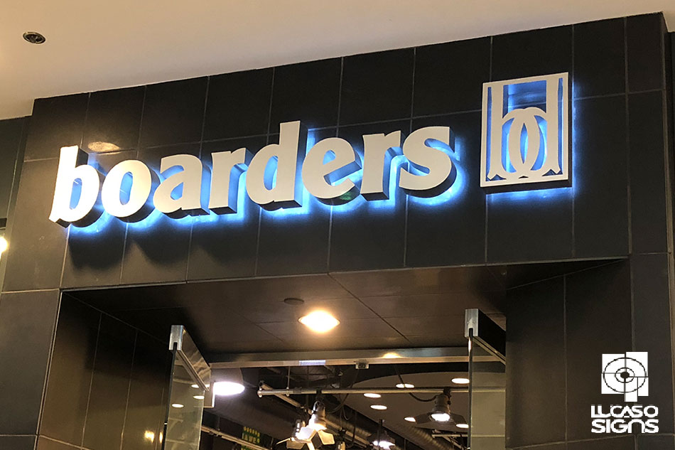 3d channel letters pin mounted with reverse led by lucaso signs